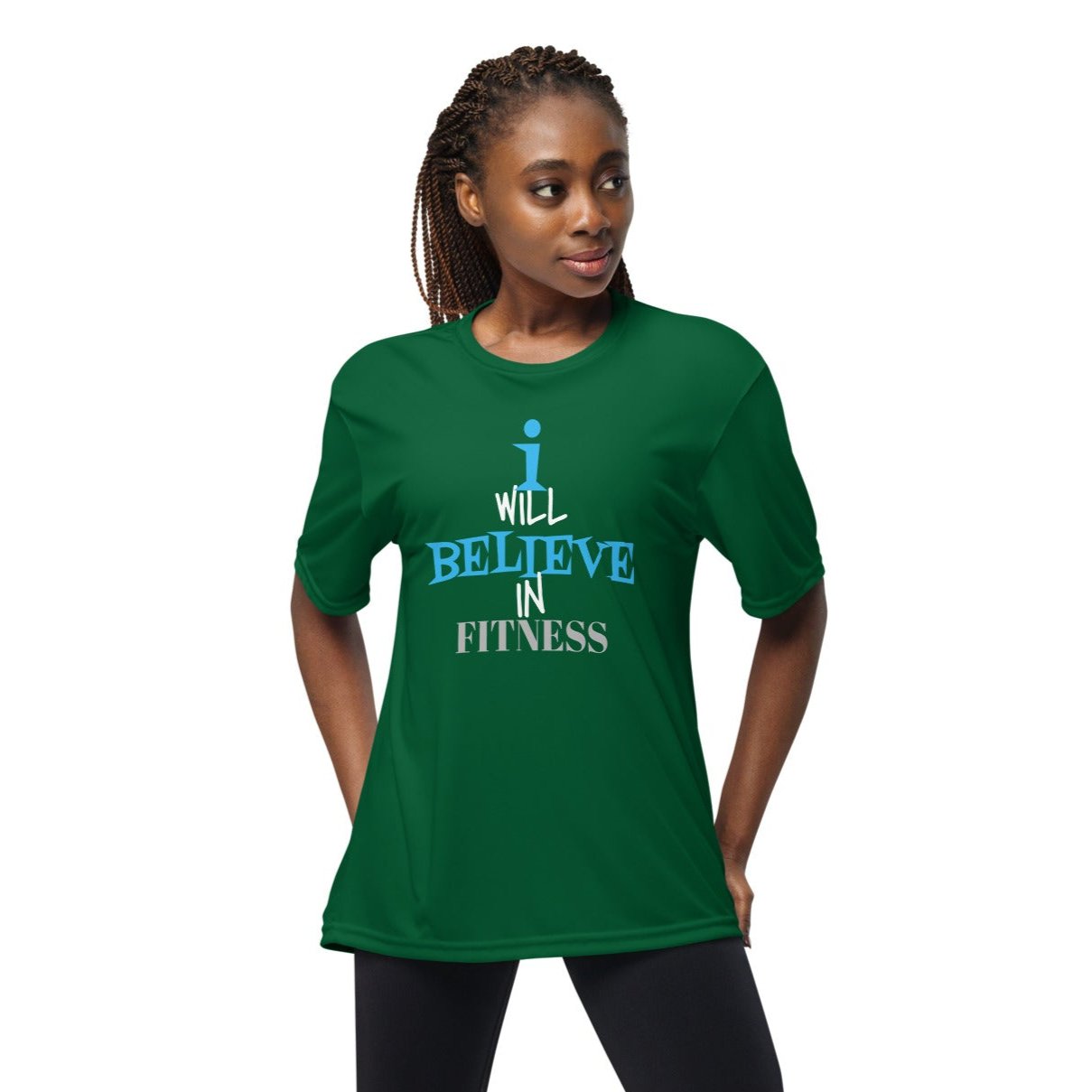 i Believe Unisex performance Crew Neck T-shirt