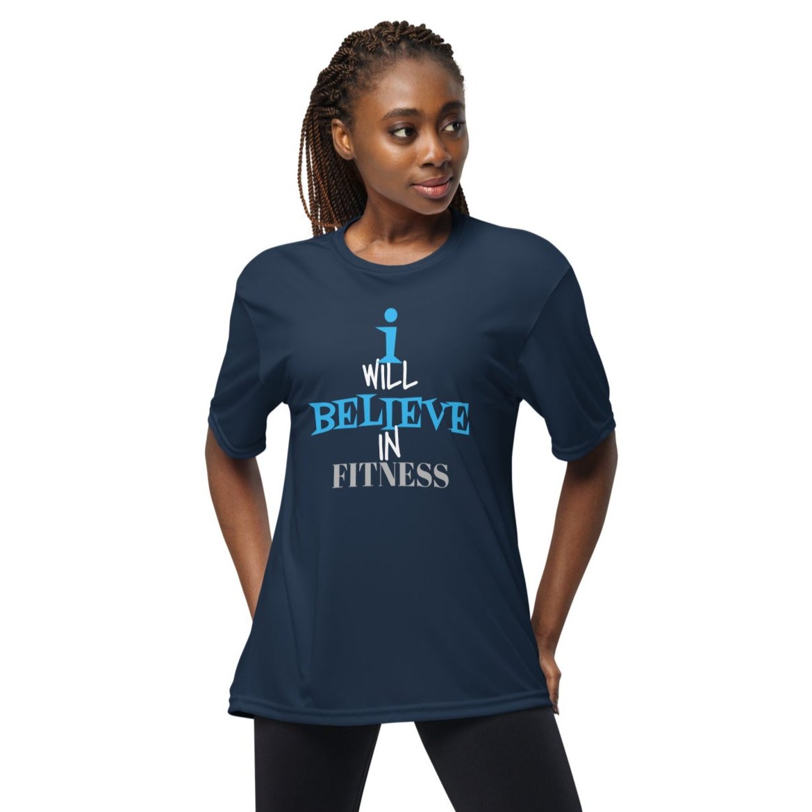 i Believe Unisex performance Crew Neck T-shirt